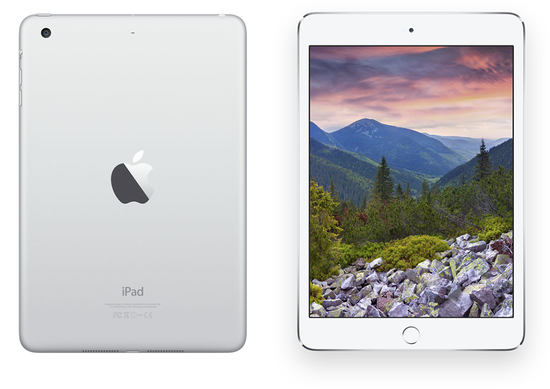 Apple® - iPad mini 3 Wi-Fi 128GB - Silver